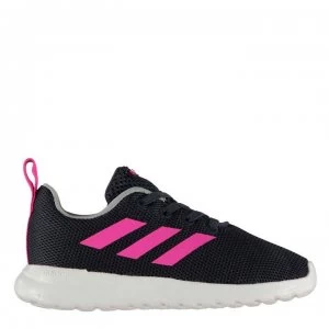Image of adidas Lite Racer Trainers Infant Girls - Navy/Pink/Wht