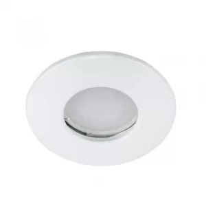 Image of MiniSun Domed Bezel IP65 Fire Rated Bathroom Downlight in White