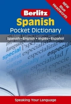 Image of Spanish Pocket Dictionary by Berlitz Paperback