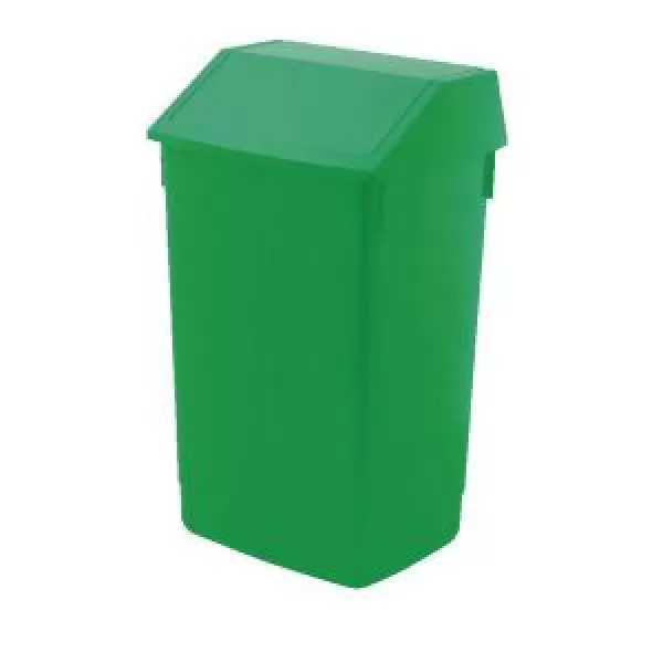 image of Addis Fliptop Bin 60 Litre Green AG813422 AG813422