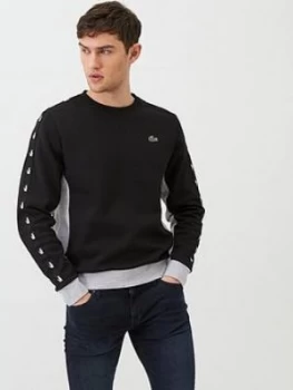 image of Lacoste Sports Tape Logo Sweatshirt