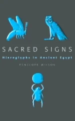 Image of sacred signs hieroglyphs in ancient egypt