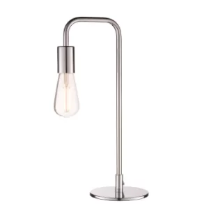 Image of Rubens 1 Light Table Lamp Chrome Plate, E27