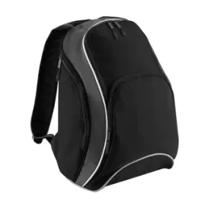 image of Bagbase Teamwear Backpack / Rucksack (21 Litres) (Pack of 2) (One Size) (Black/Grey/White)