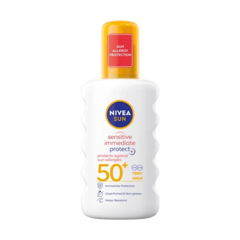 Image of Nivea Sun Sensitive Allergy Protect Spray SPF 50+ - 200ml