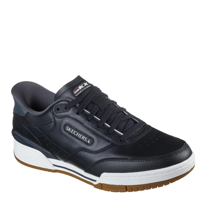 Image of Skechers Mens Recoil Slip On Trainers Black/White male 7 (41)