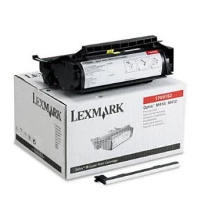 image of Lexmark 17G0152 Black Laser Toner Ink Cartridge