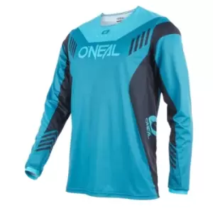 O'Neal Element FR Plain V.22 Long Sleeve Jersey Petrol/Teal-X Large