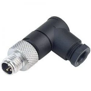 Image of Binder 99 3387 00 04 Series 768 Sensor Actuator Connector M8 Screw Cap Angled