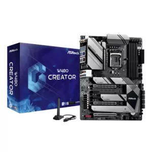 Image of Asrock W480 CREATOR Intel W480 1200 (Xeon W CPUs) ATX HDMI XFire GB & 2.5G LAN Thunderbolt3 AX WiFi 10GB & 2.5GB LAN M.2