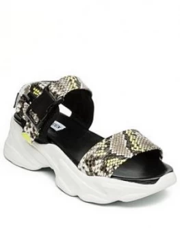 Image of Steve Madden Players Wedge Sandals - Multi, Size 7, Women