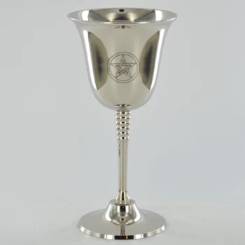 Image of Goblet Nickle Finish - Pentagram 16cm