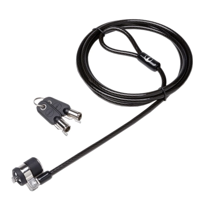 Image of DELL 461-10220 cable lock Black. Silver 1.8 m