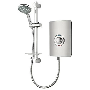 Image of Triton Style Enhance Collection Premium Brushed Steel Electric Shower - 8.5kW