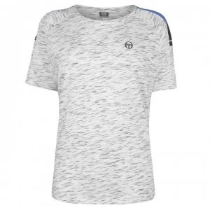 image of Sergio Tacchini Zamai Tee Ladies - Grey/Blue