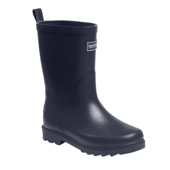 Image of Regatta Fairweather Cosy Junior Wellies - Blue