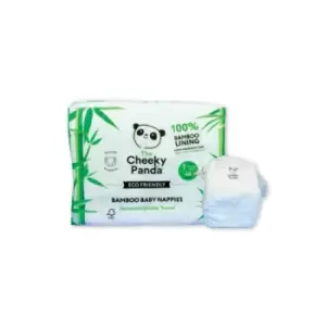 image of Cheeky Panda Baby Nappies Size 1 2-5kg 4x50 (Pack of 200) NAPPS1X4-V2