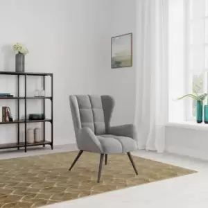 Image of Dalton Velvet Accent Chair Grey