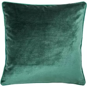 Image of Paoletti Stella Cushion Cover (One Size) (Emerald Green)