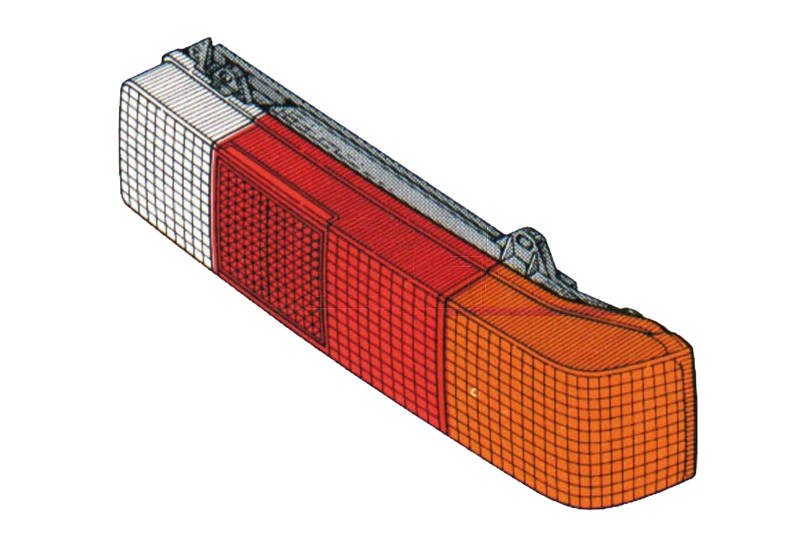 Image of PRASCO FT0174054 Rear light without bulb holder, Left Combination Rearlight (391)