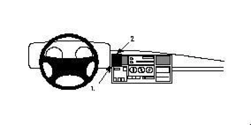 Image of Brodit ProClip NO for wood grin