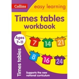 image of Times Tables Workbook Ages 7-11: New Edition