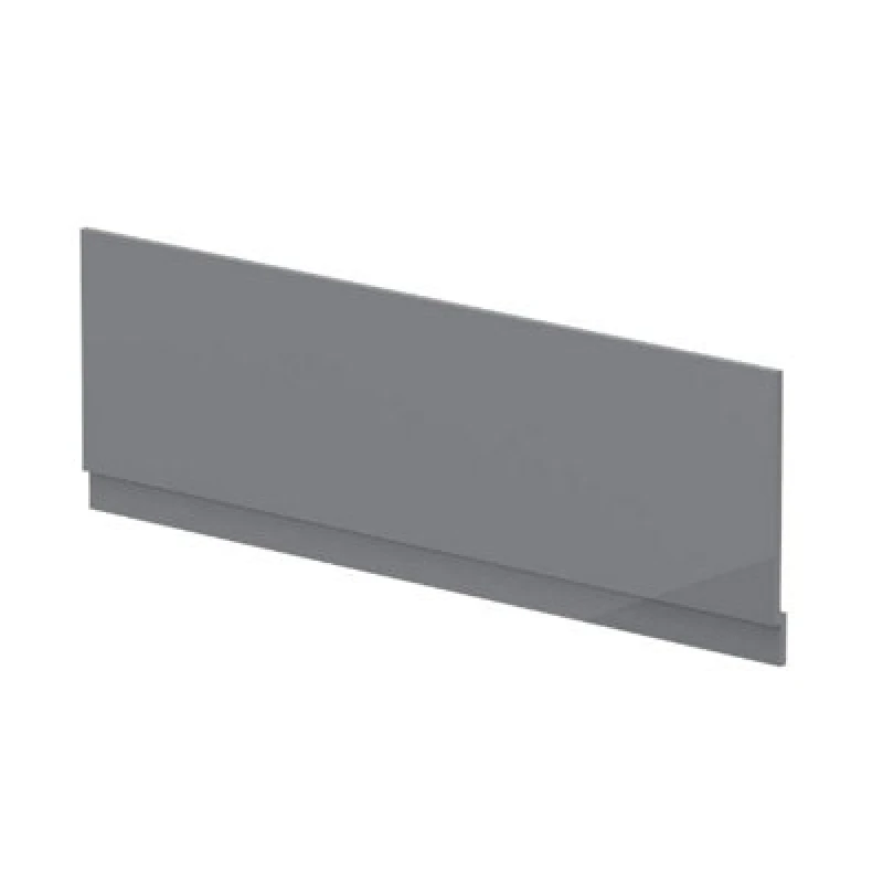 Image of NUIE Nuie - Straight Bath Front Panel and Plinth 560mm h x 1700mm w - Charcoal Black MPD605N