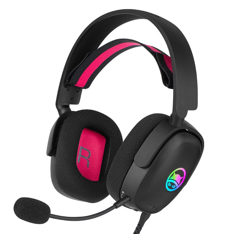 Image of Back to the Office GAMIAC HS71 Headset Wired Head-band Gaming USB Type-C Black GAHS-HS7VU0R.11