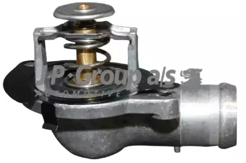 Image of JP GROUP 1114602710 Engine thermostat JP Opening Temperature: 87°C, with gasket/seal, with housing Thermostat,coolant (316)