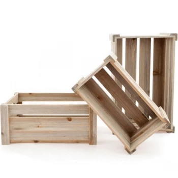 Image of Set of 3 Wooden Crates