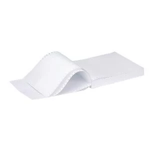 Image of Q-Connect 11x9.5" 1-Part 60gsm Plain Micro-Perforated Listing