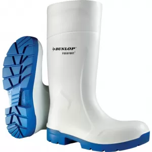 Image of Dunlop Protective Footwear Purofort Multigrip Safety White Knee High Boot 10