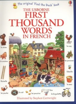 Image of The Usborne First Thousand Words in French by Heather Amery Paperback