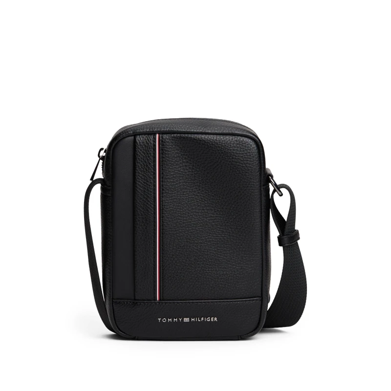 Image of Tommy Hilfiger Central Mini Reporter Bag Black male One Size