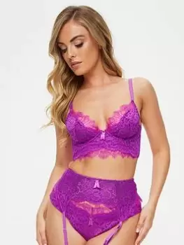 Image of Ann Summers Bras The Beloved Non Pad Plunge - Bright Pink, Bright Pink, Size 32B, Women