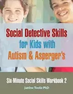 Image of six minute social skills workbook 2 social detective skills for kids with a