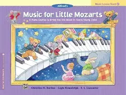 Image of music for little mozarts music lesson book bk 4 a piano course to bring out