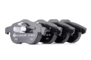 Image of ATE Brake pad set OPEL,FIAT,SAAB 13.0470-7172.2 71772211,77363604,77364224 1605088,1605094,1605095,1605098,1605113,1605136,1605137,1605139,1605282