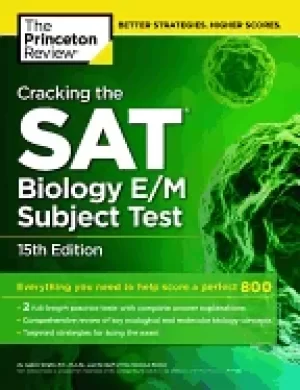 Image of cracking the sat biology e m subject test 15th edition