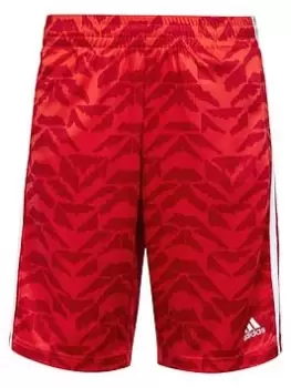 Image of adidas Sportswear Junior Express Short, Bright Red, Size 11-12 Years
