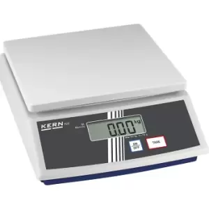 KERN Tabletop scales, entry level model, weighing range up to 3 kg, read-out accuracy 1 g, weighing plate 252 x 228 mm