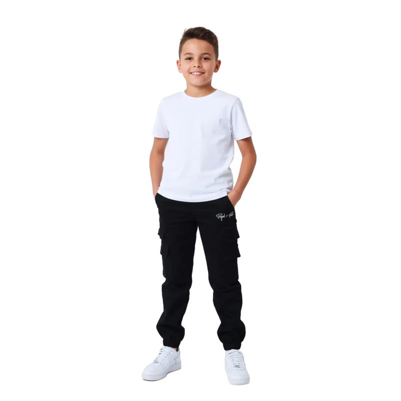 Image of Project X Paris Children's cargo Trousers Project X Paris Noir Unisex 3XS