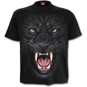 Image of TribalPanther Mens Small T-Shirt - Black