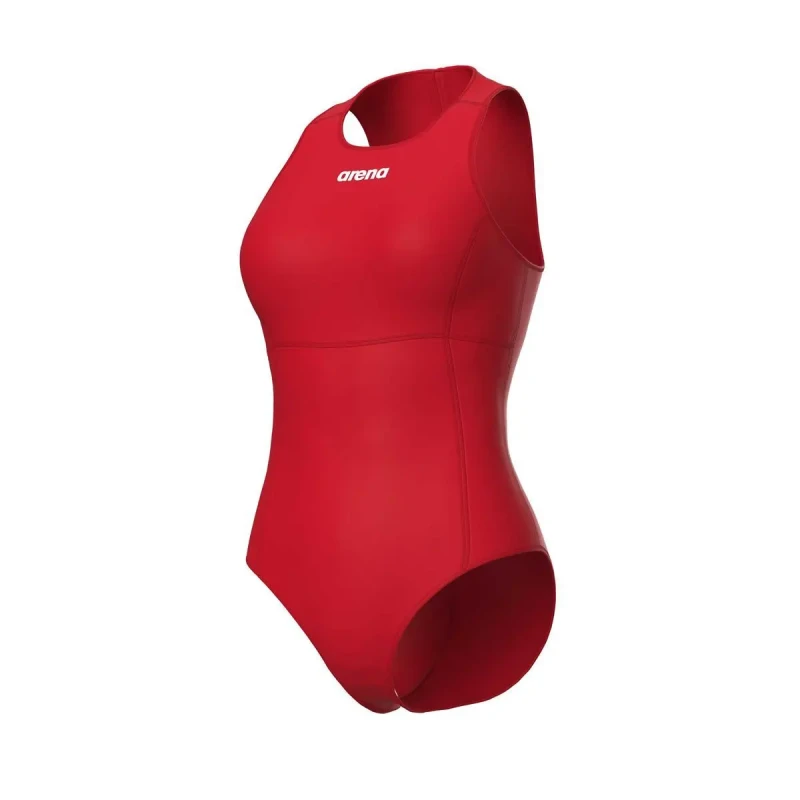 Image of Womens 1 Piece swimsuit Arena Team Solid Rouge Female 44