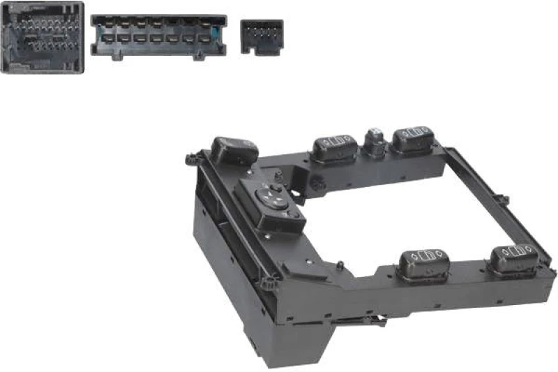 Image of Alfa e-Parts AF00530 Switch, window winder Front Thermoplast Switch,window winder (1761)