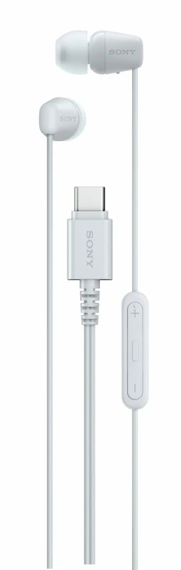 Image of Sony Sony IER-EX15C USB-C In-Ear Wired Headphones - White