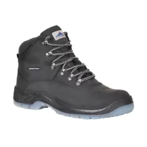 Image of Portwest Unisex Adult Steelite Leather Safety Boots (10.5 UK) (Black)