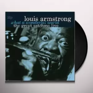 image of Louis Armstrong - What A Wonderful World: The Great Satchmo Live Vinyl