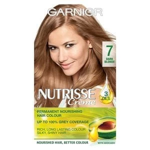 image of Garnier Nutrisse 7 Dark Blonde Permanent Hair Dye Blonde