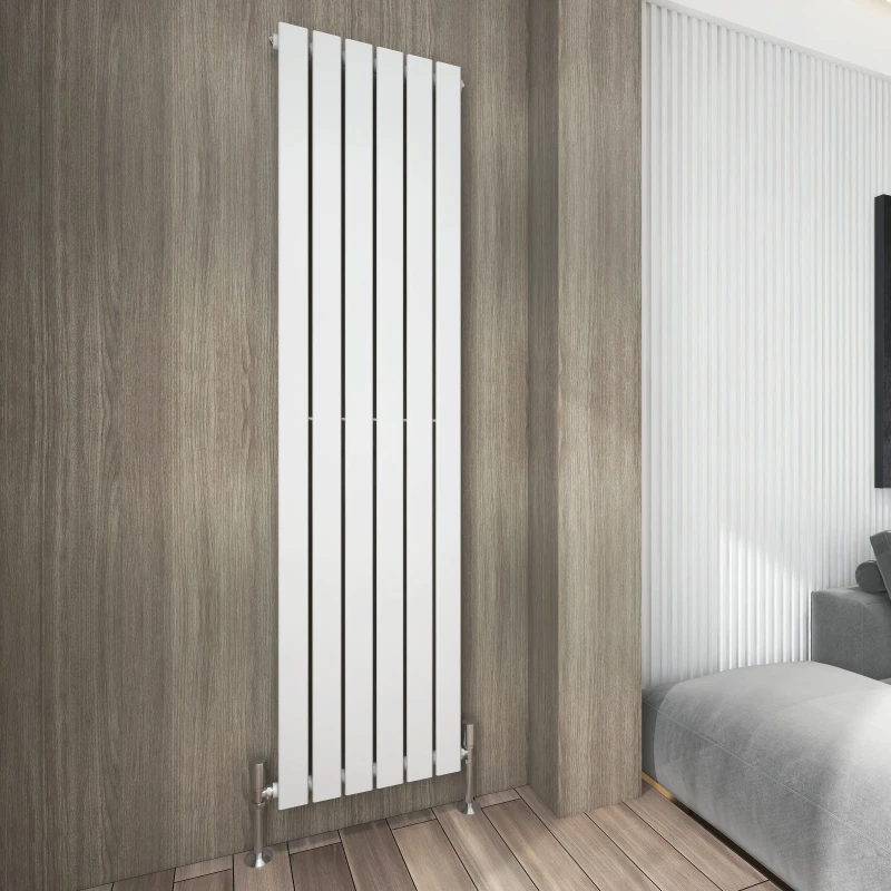 Image of MCC DIRECT 1800 x 408mm Single Designer Flat Panel Central Heating Radiator white HS3201